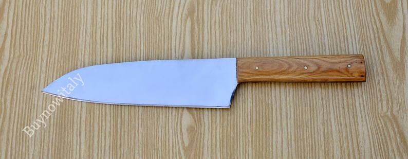 Custom Handmade Carbon steel Beautiful chef knife and Beautiful Shape