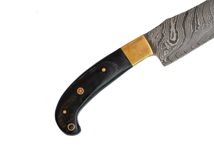 Custom Handmade Chef knife (with Genuine Leather Sheath)