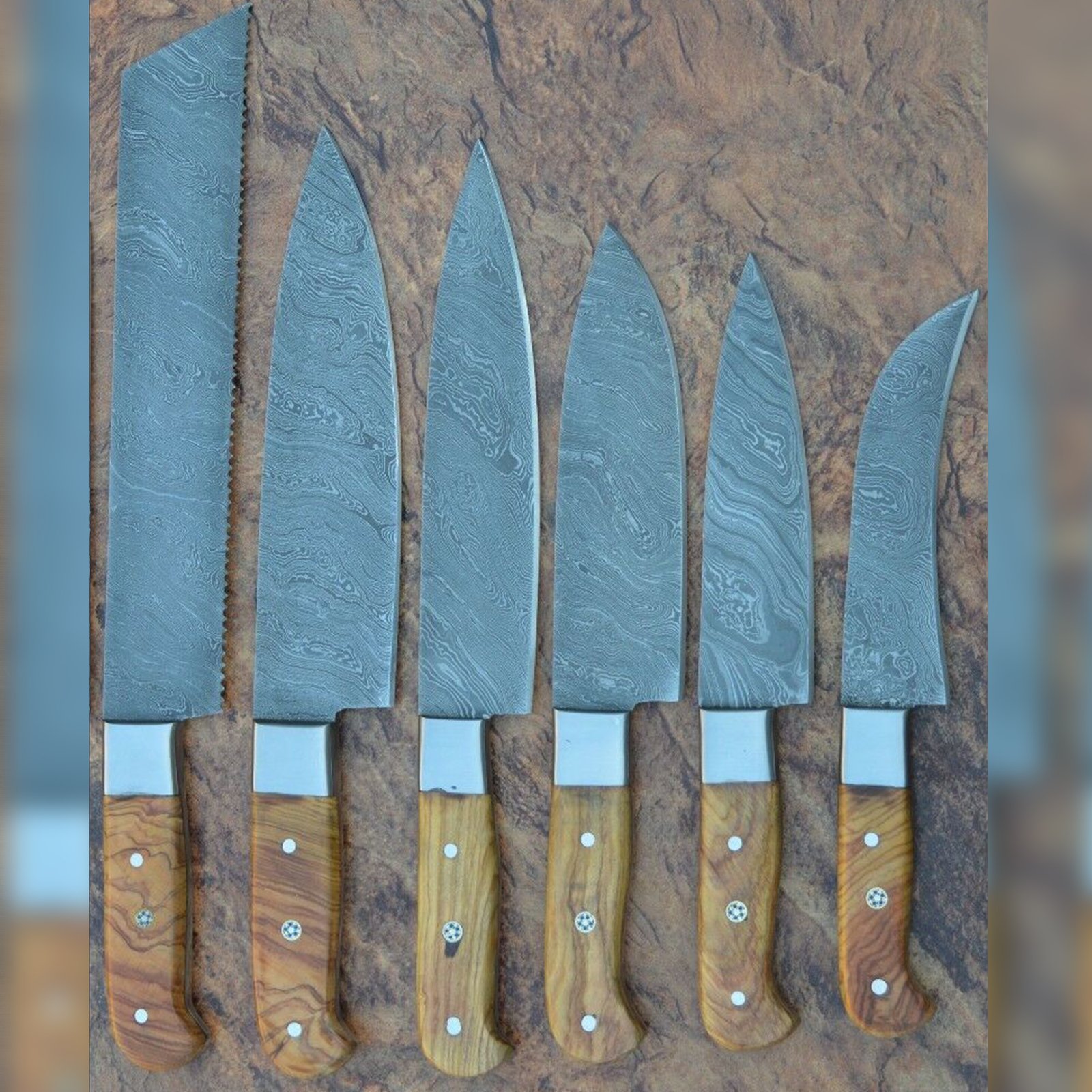 Damascus Handmade Steel Kitchen Knife