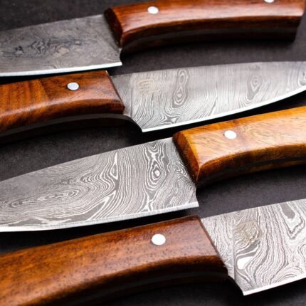 Damascus Steak Knife Set