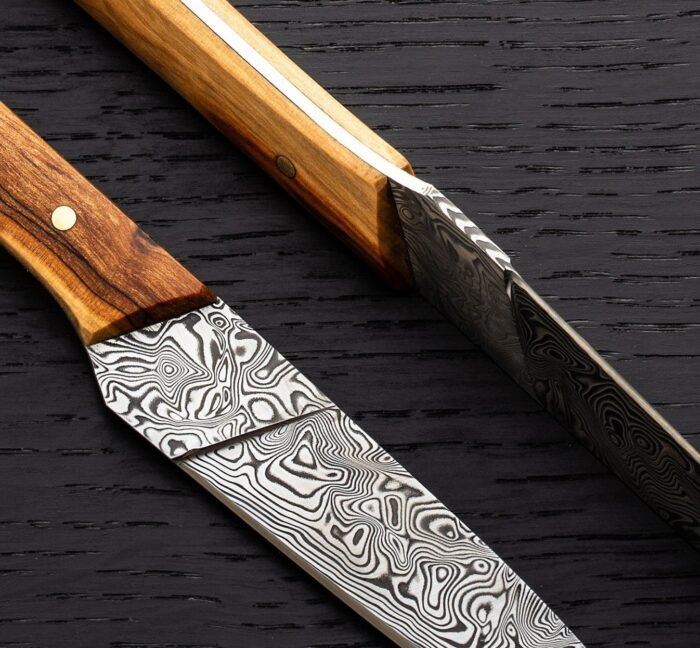 Damascus Steel Steak Knife Set