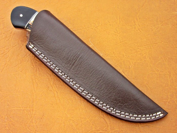 Damascus Steel Blade Razor With Camel Bone Handle