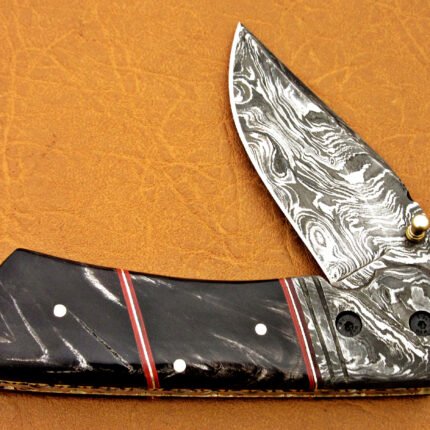 Folding Knife Buffalo Horn Handle