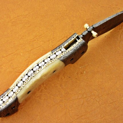 Folding Knife Camel Bone Handle