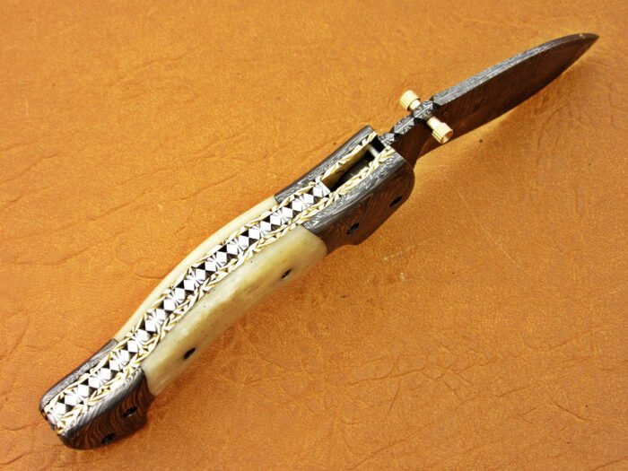 Folding Knife Camel Bone Handle