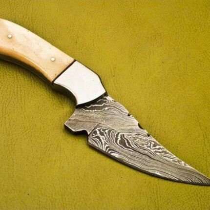 Camel Bone Handle Fixed Blade Hunting knife