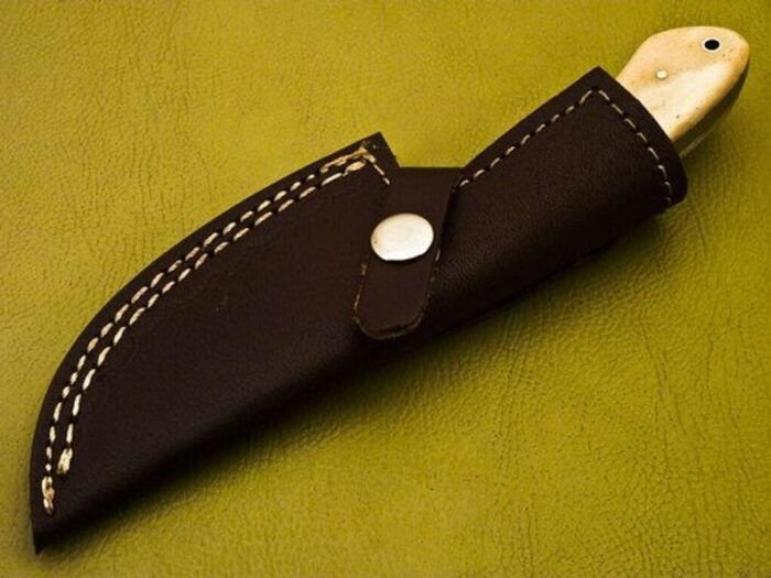 Camel Bone Handle Fixed Blade Hunting knife