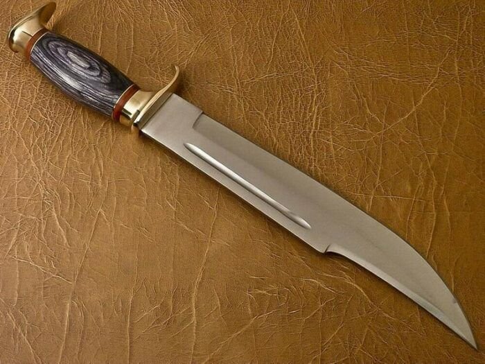 Amazing D2 steel Bowie knife With Leather Sheath