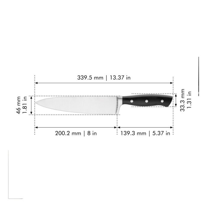 Best Chef Knife 8-Inch - Black