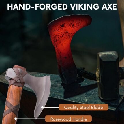 Viking Battle Axe - Hand Forged