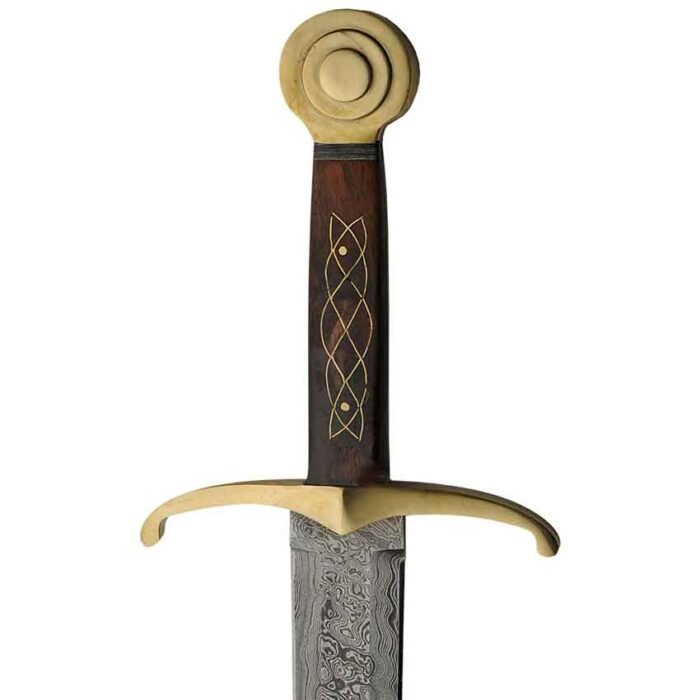 Layered-Steel Medieval Knight Sword