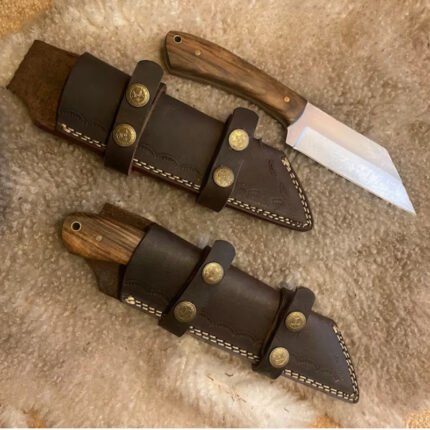 Modern Seax Fixed Blade Bushcraft Camping Knife