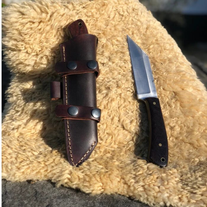 Modern Seax Fixed Blade Bushcraft Camping Knife