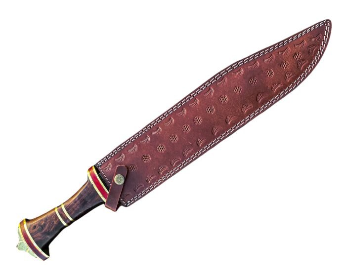 Viking Sword- High Carbon Damascus Steel Sword- 21"