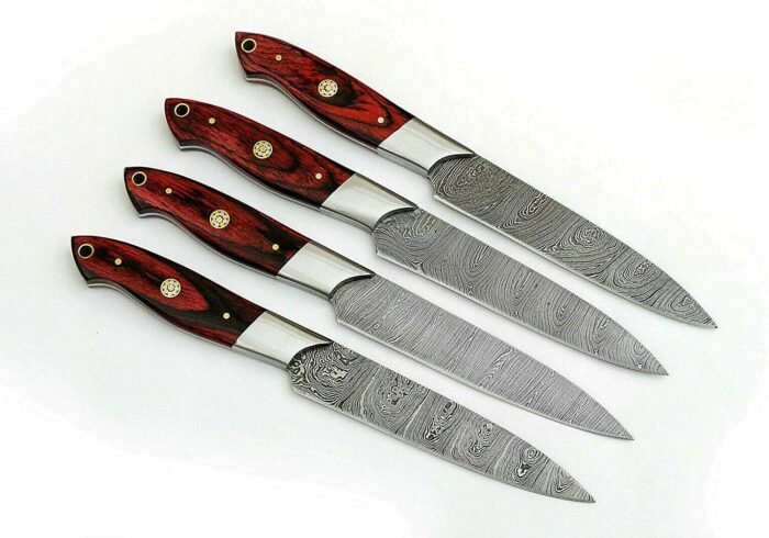 Damascus Steak Knife Set