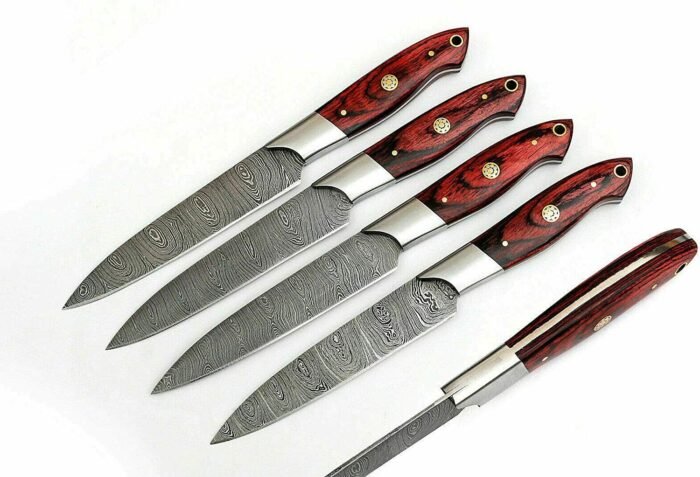 Damascus Steak Knife Set