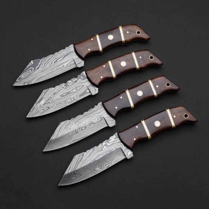 Damascus Steel Steak Knife Set