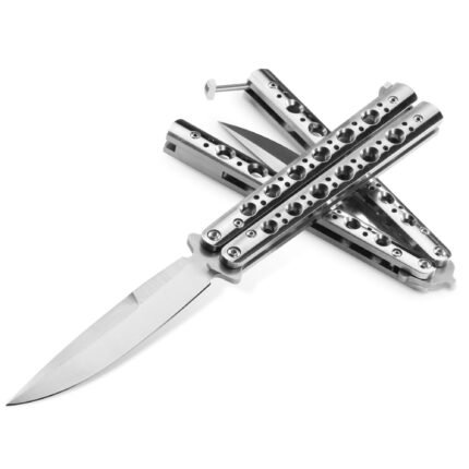 Butterfly Knife 4.25-Stainless Steel Handles