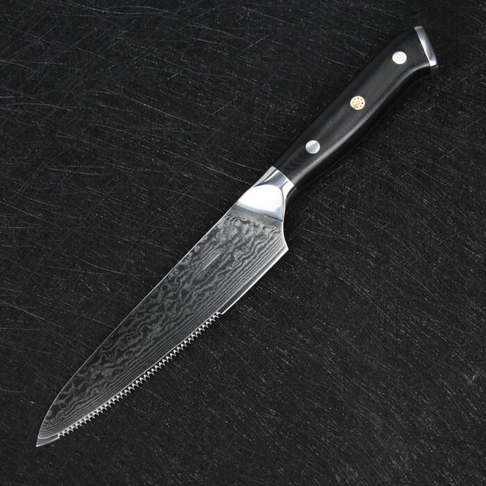 5 inch Chef Steak Knifes Set Damascus Steel-6 PCS.