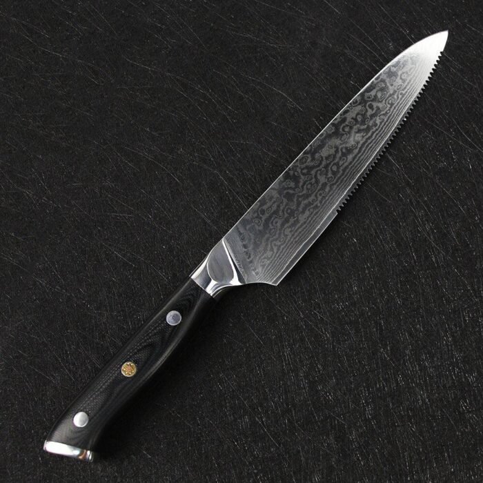 5 inch Chef Steak Knifes Set Damascus Steel-6 PCS.