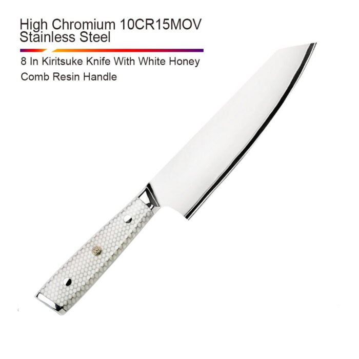 Anti-Rust Honey Comb Resin Handle 4 Set Kitchen Knife3