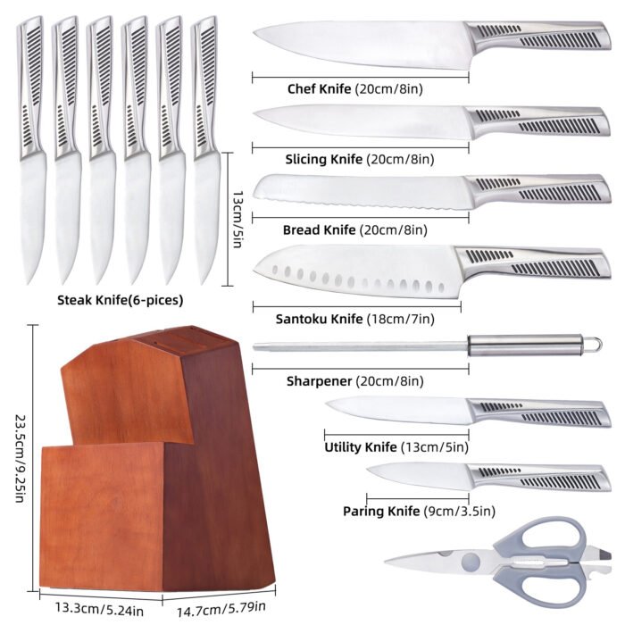 Forged Kitchen Chef Knife Set Stainless Steel-Handmade