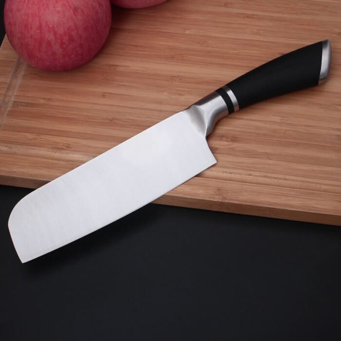 Stainless Steel Black Handle Utility Knives - 3 PCS Set