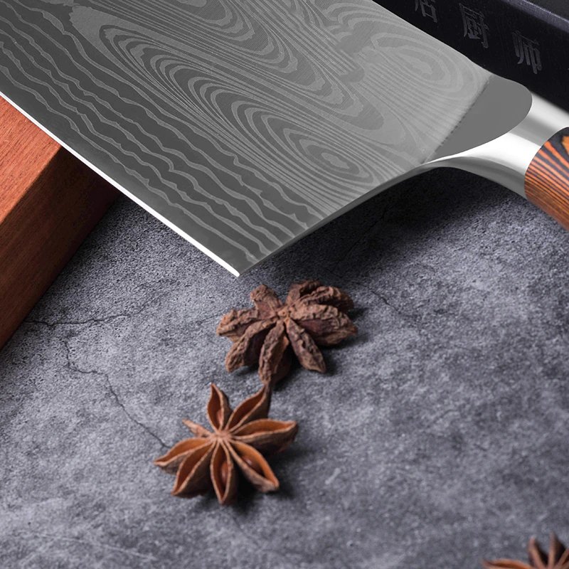 Handmade forged blade-kitchen knife