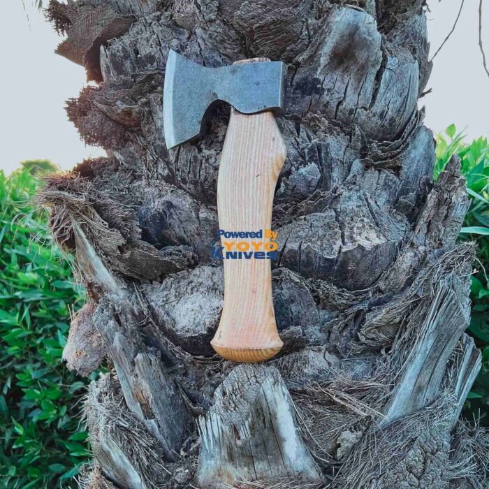 Handmade Forged Carbon Steel Mini Bushcraft Axe Hatchet