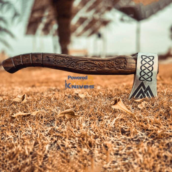 Handmade Real Damascus Viking Forged Axe