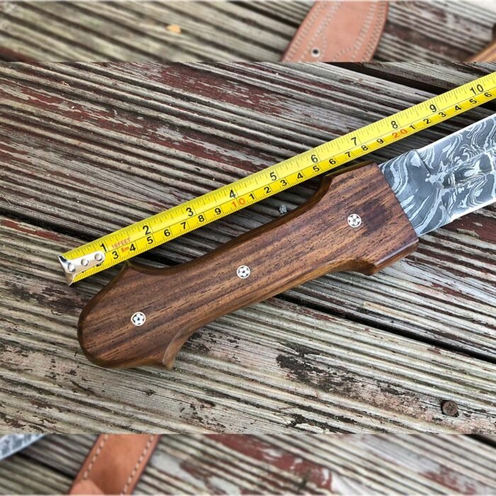 24 Inches Fixed Blade Double Edge-Damascus Sword