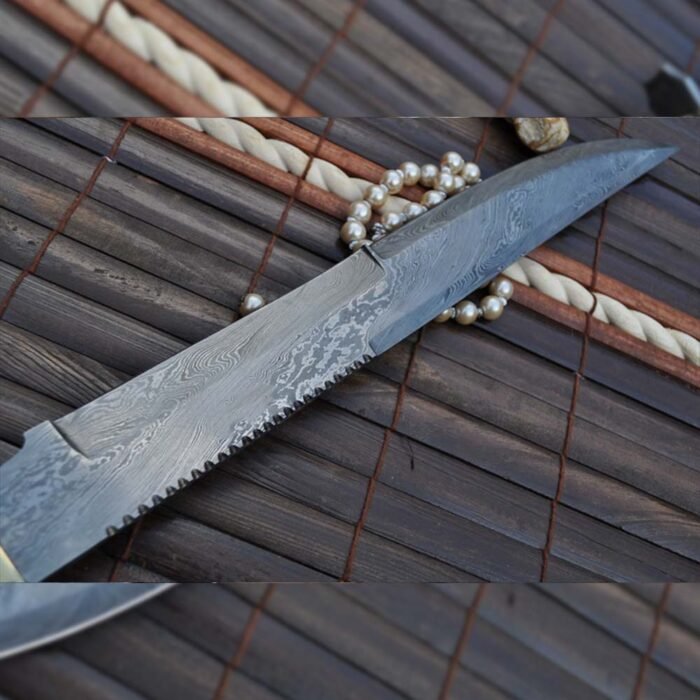 Custom Damascus Handcrafted Mini Sword – 15 Inches