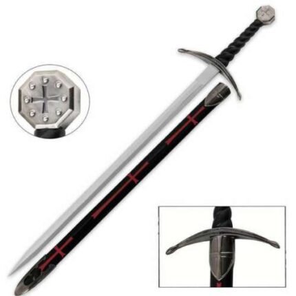 40″ Historic Knights Templar Broadsword REAL STEEL Sword