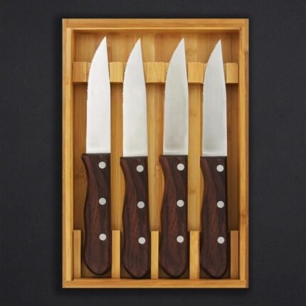 Steak Knives 4-Piece – Wooden Handle